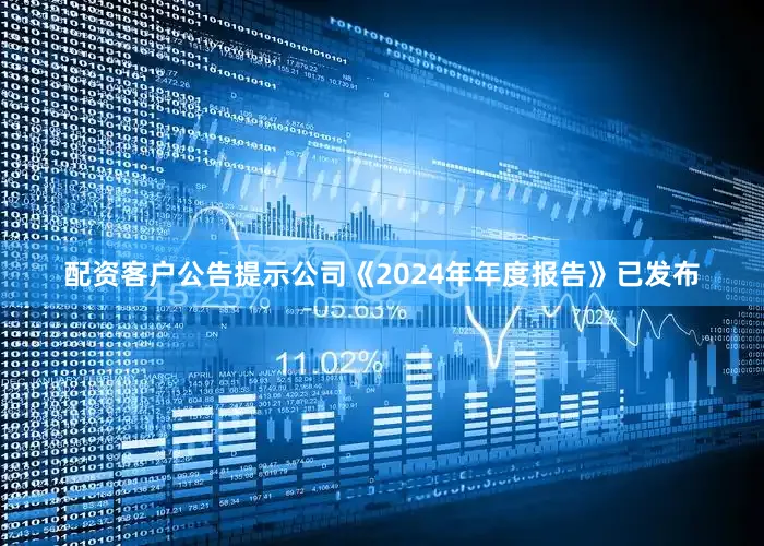 配资客户公告提示公司《2024年年度报告》已发布