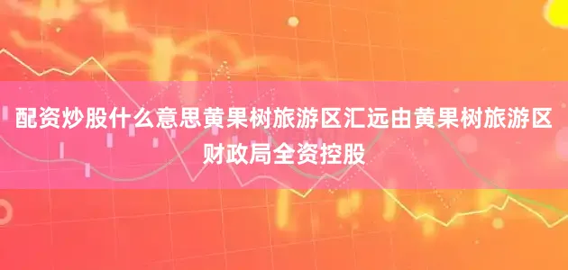 配资炒股什么意思黄果树旅游区汇远由黄果树旅游区财政局全资控股