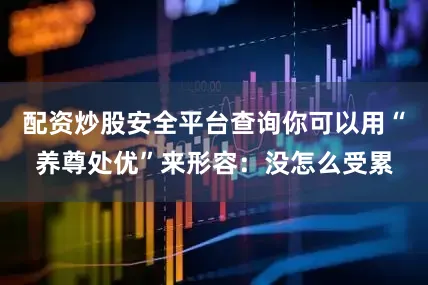 配资炒股安全平台查询你可以用“养尊处优”来形容：没怎么受累
